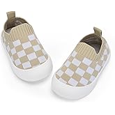 BACSAC Baby Toddler Unisex Infant Shoes Boys Girls Beige Mesh Breathable Non-Slip Soles 6-36 Months