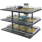 1/64 Scale Die-cast Car Display Case Organizer - Parking Garage Diorama | Compatible with Hot Wheels Matchbox Mini GT for Toy Car Display and Storage