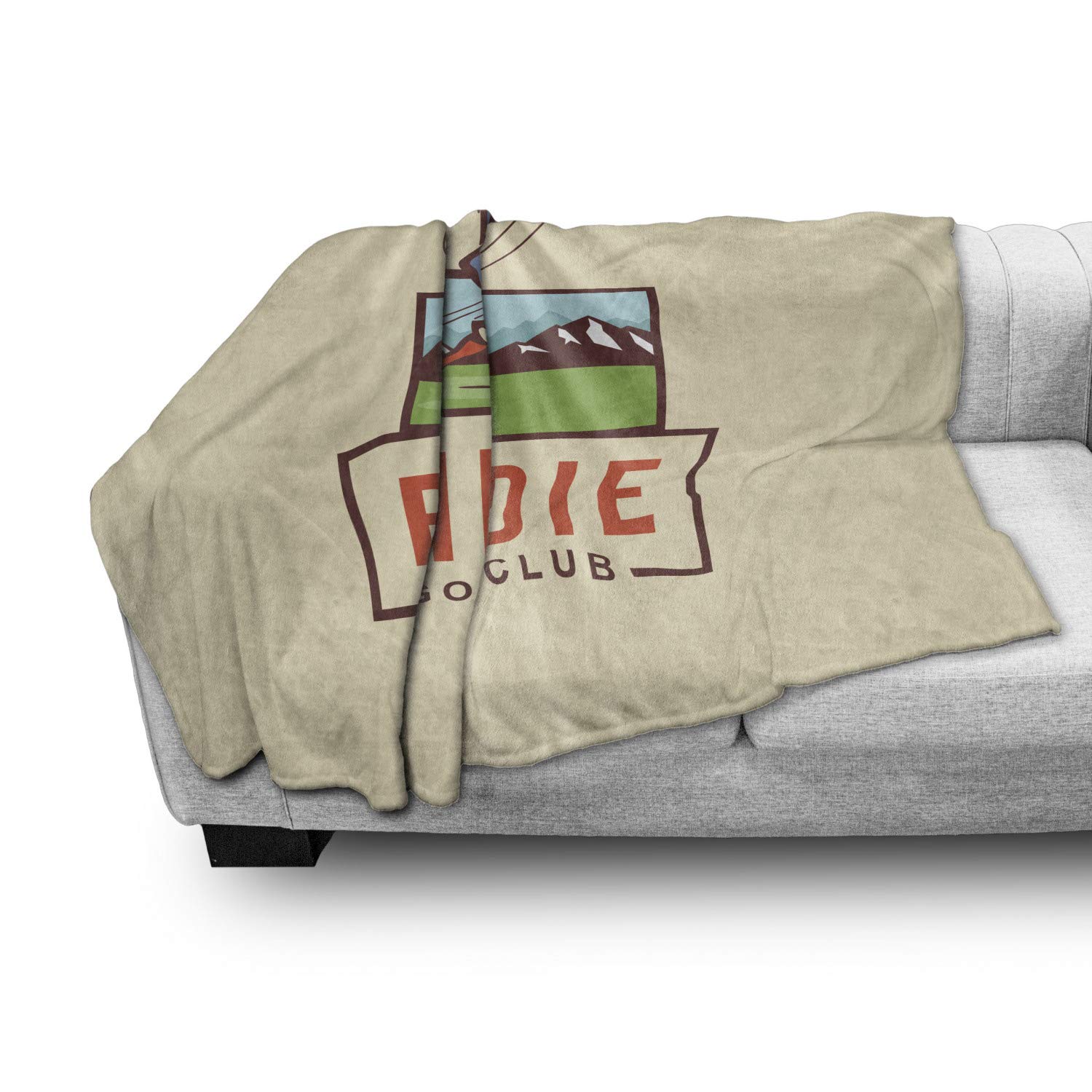 Ambesonne Golf Soft Flannel Fleece Throw