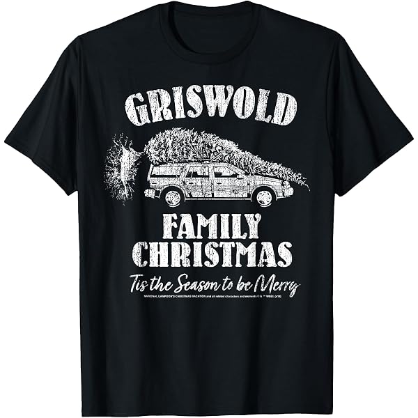 National Lampoon's Christmas Vacation Poster T-Shirt - Youth Size 5-6 Years, Black - View #2