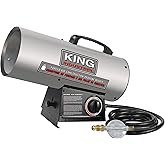 King Industrial 60,000 BTU Forced Air Construction Propane Heater