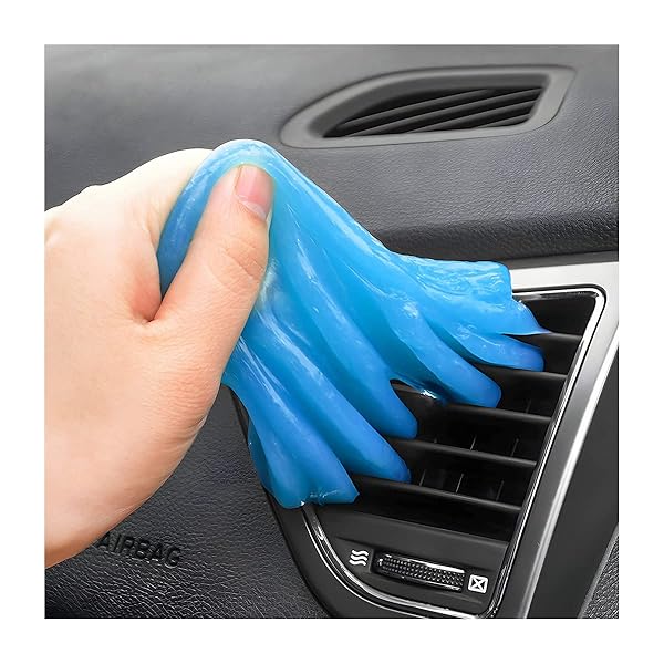 MOLY MAGNOLIA CLEANING GEL FOR CAR, UNIVERSAL DETAILING PUTTY GEL DETAIL TOOLS CAR INTERIOR CLEANER, REMOVAL PUTTY KEYBOARD CLEANER FOR CAR VENTS, PC, LAPTOPS, CAMERAS (BLUE)