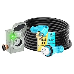 CircleRiver 50 Amp 6.6 Feet Generator Cord and