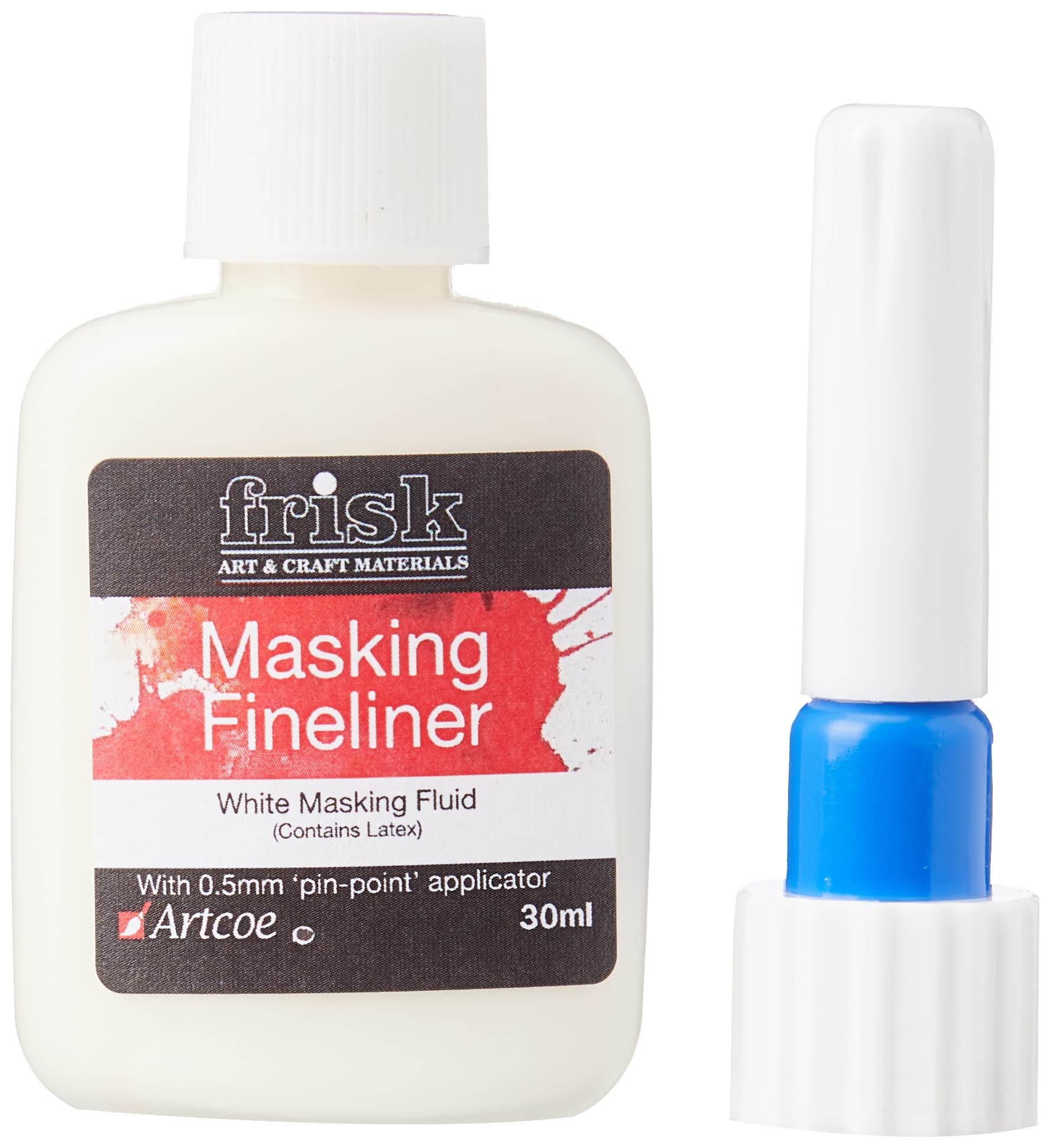 Frisk 30 ml Masking Fine Liner, White