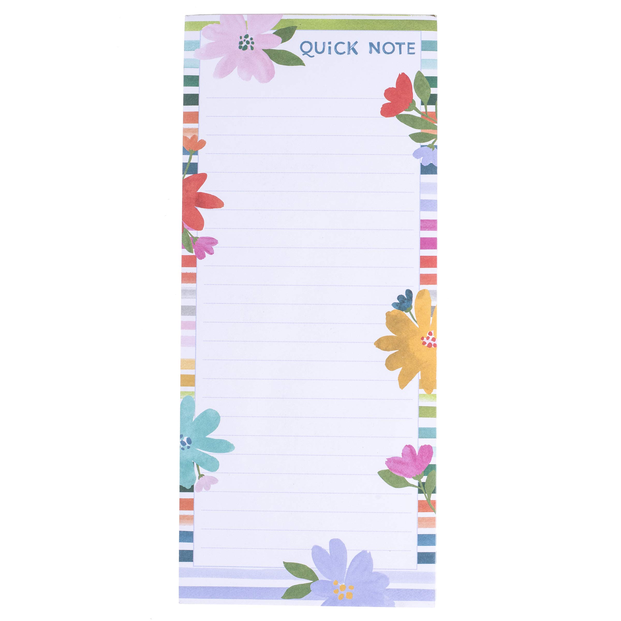 Bright Floral Magnetic Notepad