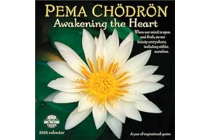 Pema Chodron 2024 Wall Calendar: Awakening the Heart - A Year of Inspirational Quotes | 12" x 24" Open | Amber Lotus Publishing
