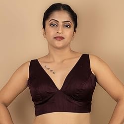 FIGURE'S DESIGNER Women's Dupion Raw Silk