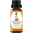 SVA Frankincense Essential Oil – 1/3 Fl Oz – 100% Natural Frankincense Sacred Oil - for Diffuser, Hair Care, Face, Skin Care, Aromatherapy, Scalp and Body Massage, Soap and Candle Making