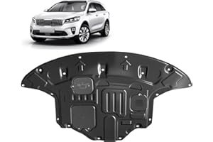 Frencstr Front Engine Splash Shield Fit for 2016-2020 Kia Sorento Engine Case Guards Suitable for Sorento Under Engine Cover Mud Flaps Directly Replace Original