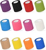 Sagafly Vet Wrap 12 Pcs 5cm x 4.5m Self Adherent Bandage cohesive tape view 2