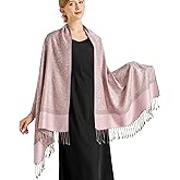vimate Silky Paisley Pashmina Shawl Scarf-Women's Soft Double-side Jacquard Pashminas Wrap for Evening Dress Travel Shawl