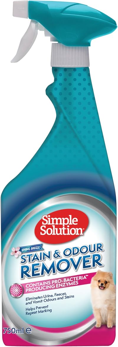 Simple Solution Stain & Odour Remover Enzymatic Cleaner 750ml Spring Breeze
