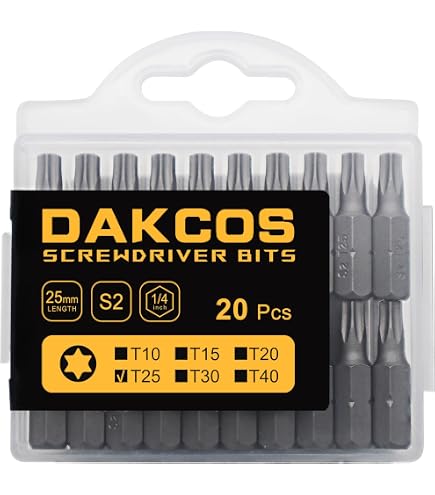 Drill Bit Drill Bits Drill Hog® T-25 Torx Bit Set - 5-Piece Star Bits ...