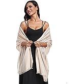 Pukguro Sparkling Metallic Shawls and Wraps for Weddings Lightweight Wraps Scarf for Women Evening Formal Party