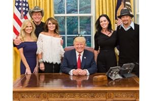 PERFECT POSTERS AND PICS President Donald Trump With Guests Ted Nugent Kid Rock Sarah Palin Photo White House Photos Artwork 8x12