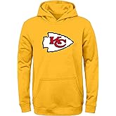 Outerstuff NFL Kansas City Chiefs Yellow Kids Youth 8-20 Official Licensed Alternate Fleece Primary Logo Pullover Hoodie