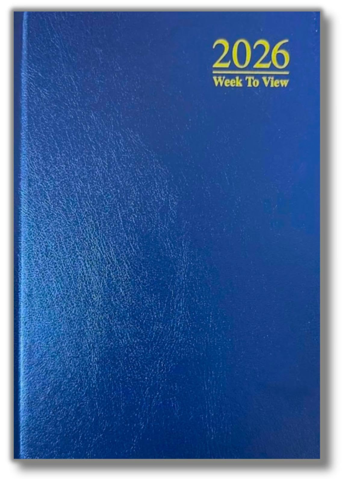 PaulStore 2026 A4 | A5 | A6 Diary Week to View | Page A Day | Desk Diary | Hard Backed For Home And Office Use (Blue, A4 Week To View)