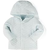 Minicoco 100% Cotton Baby Fall Hoodies Jacket, Comfortable Soft and Warm Baby Spring Jacket,0-24Months Solid-Coloured Coat