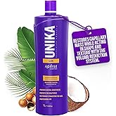 AGILISE UNIKA Hair Straightening Cream, Brazilian Blowout Products, Formaldehyde-Free Hair Straightener Cream, Smoothing for Straight Hair, Straightening Hair Products, Ojon Oil - 33.8 fl oz / 1L
