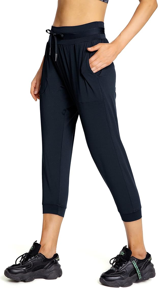 Drawstring Workout Capris