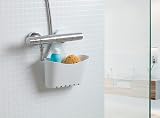 TATAY Shower Caddy Multifunctional Polypropylene 25x9x28 cm White view 2