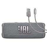 JBL Flip 6 (Gray) + Bundle with Case Logic Braided