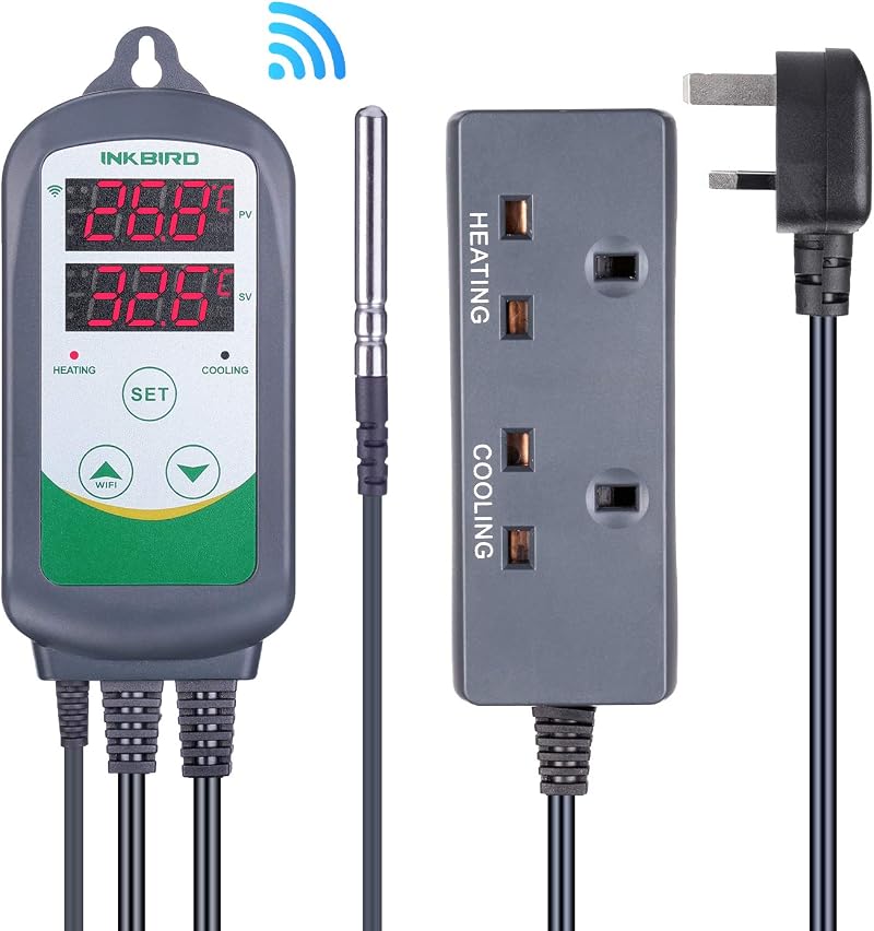 Inkbird ITC-308-WiFi Digital Wireless Thermostat Temperature Controller