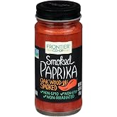 Frontier Co-op Smoked Paprika, 1.87 Ounce | Oak Wood Smoked &amp; Ground Spanish Paprika, Deep Smokey Flavor, Kosher