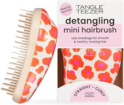 Tangle Teezer Original Detangler Mini Hair Brush Orange Safari Kids All Hair