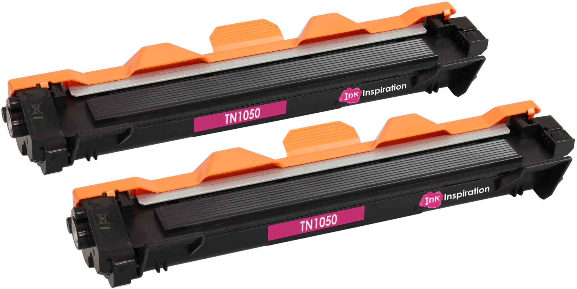 2 Compatible TN1050 TN-1050 Laser Toner Cartridges for Brother HL-1110 HL-1112 DCP-1510 DCP-1512 DCP-1610W DCP-1612W HL-1210W HL-1212W MFC-1810 MFC-1910W | 1,000 Pages