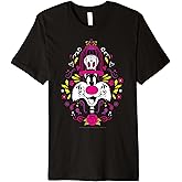 Looney Tunes Halloween Sylvester & Tweety Sugar Skull Premium T-Shirt