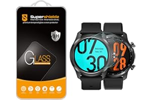 (2 Pack) Supershieldz Designed for Ticwatch Atlas / Ticwatch Pro 5 Enduro / TicWatch Pro 5 / TicWatch Pro 3 / TicWatch Pro 3 Ultra GPS Smartwatch Tempered Glass Screen Protector, Anti Scratch, Bubble Free