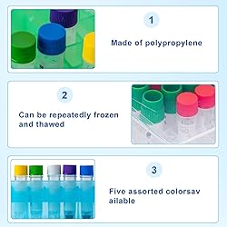 CryoKing 2in 25 Well PP Cryogenic Boxes, Microtube