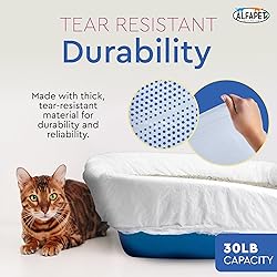 Alfapet Sifting Cat Litter Box Liners - Jumbo 10