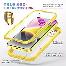 Diaclara Designed for iPhone 14 Plus Case, Full
