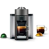 Nespresso Vertuo Coffee and Espresso Machine by De
Longhi,54 oz, Titan,Gray