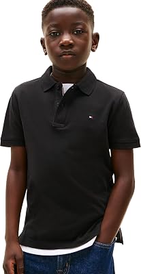 Flag Polo SS Kb0kb09103 S/S, Noir (Noir), 6 Ans pour Enfants, Noir (Noir), 6 Ans