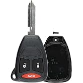 KeylessOption Replacement Key Fob Shell/Case For HYQ12BDM - Just The Empty Case, No Electronics (Transfer Your Old Parts)