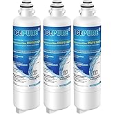 ICEPURE Refrigerator Water Filter Replacement for Bosch Ultra Clarity Pro BORPLFTR50, BORPLFTR55, 11032531, 12033030, 12028325, 11025825, B36CT80SNS, B36CL80ENS, WFC100MF, WFS200MF, RA450022, 3PACK
