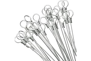 NIDAYE 14 Foot Long Bale Wire, 14 Gauge Single Loop Bundle Baling Wires, 160 Pieces Galvanized Baler Wire for Horizontal and Vertical Closed Door Manual Tie Balers