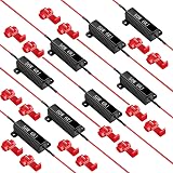 8pcs 50w 6ohm Load Resistors Led Turn Signals - Resistors For Led Lights Kit, Led Load Resistor Fix Led Turn Signal Blinker/Error Code,Urable Heat-Resistant Design (Gets Hot During Use) -Black