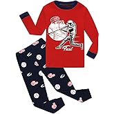 CM-Kid Little Boys Pajamas Toddler Boys Clothes Monster Truck Sleepwear Cotton 2 Pieces Pjs Kids Jammies Sets 2-7T