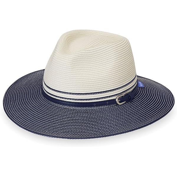 C.C Women Straw Panama Wide Roll up Brim Fedora Summer  display picture 1