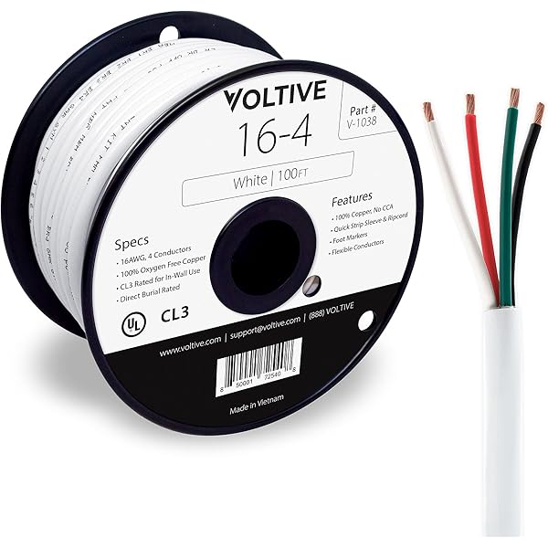 【SALE／92OFF】 ASYストアMonoprice 4Conductor Speaker Wire 1000 Feet