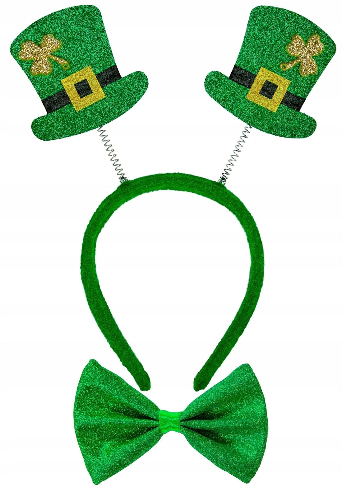 Widmann 07060 ? St Patrick's Day Hair Band with Minizyli Sleeveless & Bow Tie Set Green