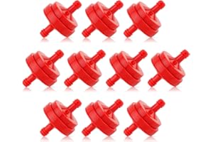 Carbbia 10 Pack Lawn Mower 1/4 Inch Inline Gas Fuel Filter for 298090 298090S for John Deere AM107314 LG298090 LG298090S PT42