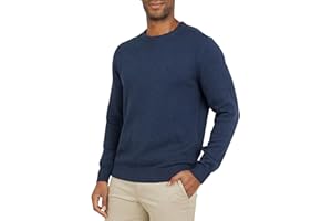 Chaps Men's Classic Fit Long Sleeve Cotton Jersey Midweight Crewneck Sweater (S-XXL)