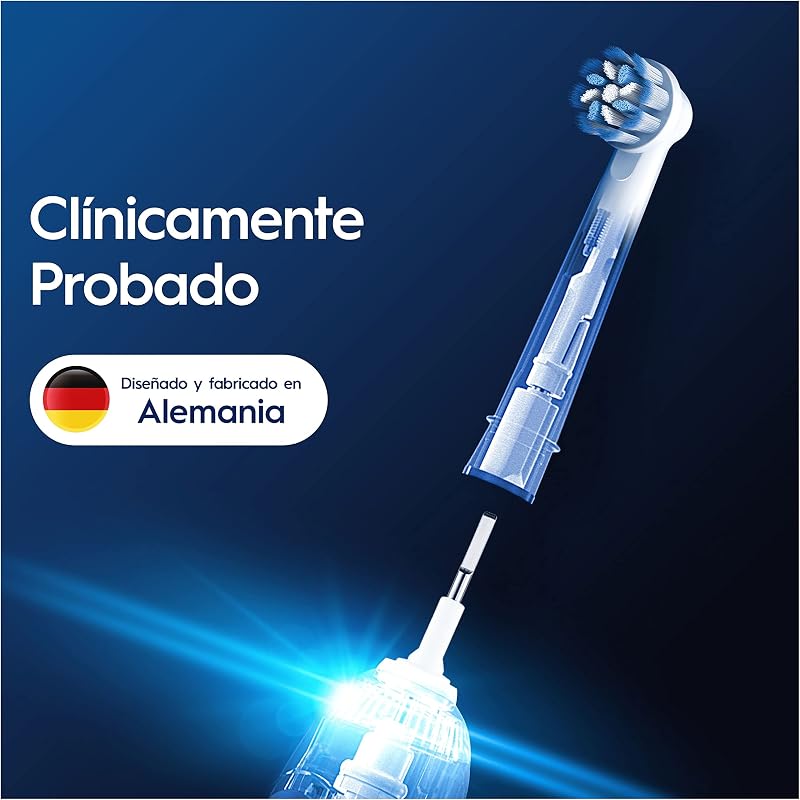 Recargas de escova de dentes elétrica oral-b pro sensitive clean, pacote de 10 cabeças, branca - original (tamanho caixa postal)