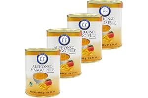 Eastern Feast - Alphonso Mango Pulp, 30oz / 850g (Pack of 4)