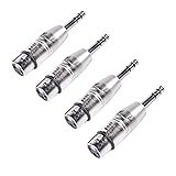 SINUS LIVE 4 Packs XLR Female Male to 1/4" TRS